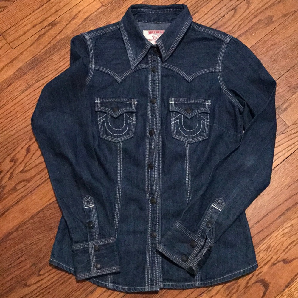 True Religion denim shirt